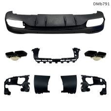 Τuning πίσω διαχύτης με μαύρες μπούκες για Mercedes AMG GLE GLS W167 19+ - DMb791 - Sellzone.bg Τuning πίσω διαχύτης με μαύρες μπούκες για Mercedes AMG GLE GLS W167 19+ - DMb791